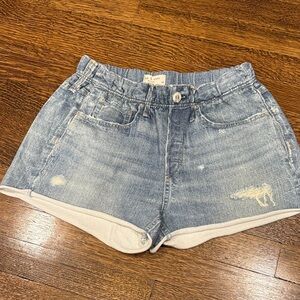 Rag & Bone Miramar Light Denim Shorts